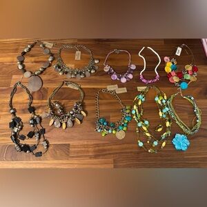Shell & Glass Necklace Bundle (10) B1